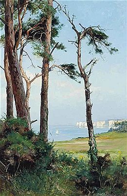 Old Harry Rocks, Dorset by Frederick William Newton (Fred) Whitehead - Auction record, sale price, and art valuation. Compare with similar artists and explore comparable artworks.