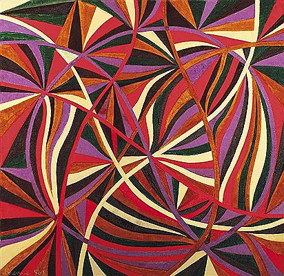 Sample artwork by Berenice Sydney (1944 - 1983), known for abstract paintings, prints, drawings, book illustrations - View similar artists and auction records