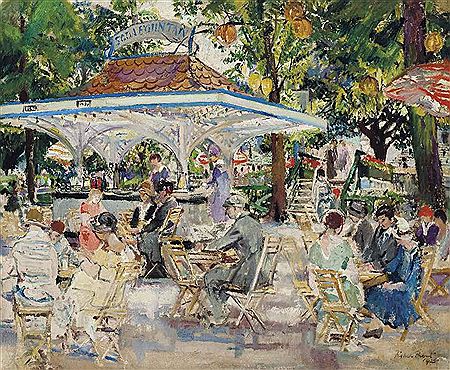 Soda Fountain, Battersea Park by Margaret Fisher Prout - Auction record, sale price, and art valuation. Compare with similar artists and explore comparable artworks.