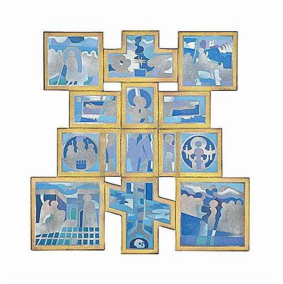 Crucifixion (on 12 canvases) by Robert H Lee - Auction record, sale price, and art valuation. Compare with similar artists and explore comparable artworks.