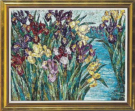 Iris by water by Nadezhda Stupina - Auction record, sale price, and art valuation. Compare with similar artists and explore comparable artworks.