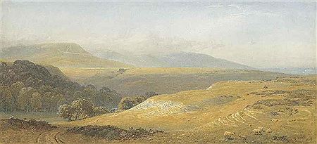 View of the South Downs, near Eastbourne, Sussex by Henry Hine - Auction record, sale price, and art valuation. Compare with similar artists and explore comparable artworks.