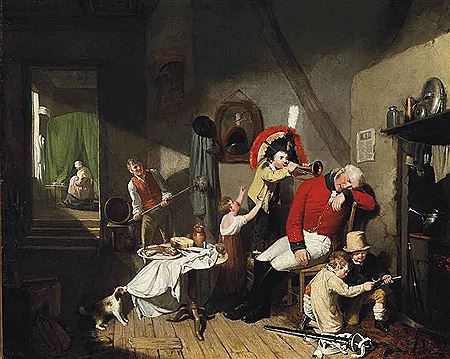 "The Weary Trumpeter', or 'Juvenile Mischief"