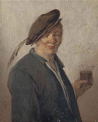 Sample artwork by Jan Jacobz Molenaer (1654 - after 1684), known for figure, genre, domestic scene paintings - View similar artists and auction records