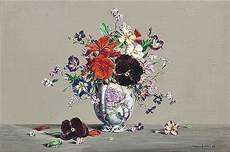GERANIUMS, PANSIES, CONVOLVULUS, PRIMULUS, VIRGINIA STICKSEED AND LOBELIA