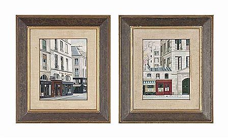 LE MAGASIN DES ENCADREMENTS DANS SAINT GERMAIN DES PRÈS; AND LE MUR DE NOMADE, SAINT GERMAIN DES PRÈS