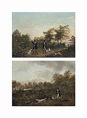 Sample artwork by Samuel John Egbert Jones (1797 - 1861), known for painting, nature, hunting scenes, fishing scenes, equestrian, historical, portraits - View similar artists and auction records