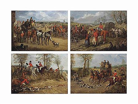 A meet on the highway; A meet on a byway; On to the road; and Crossing paths (4)