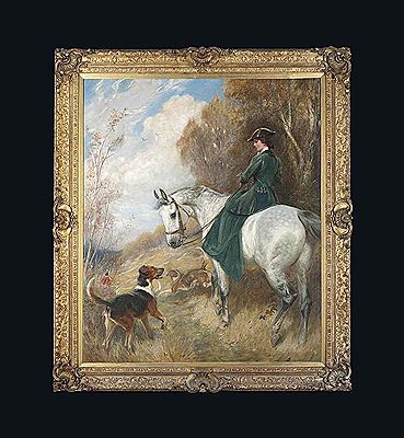 The pride of the hunt