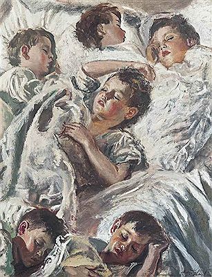 Sleep by Archibald A McGlashan - Auction record, sale price, and art valuation. Compare with similar artists and explore comparable artworks.