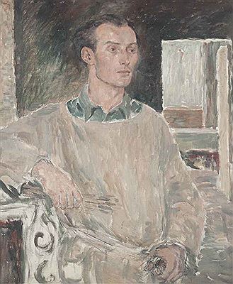 Portrait of Oliver Hilary Sambourne Messel: Self-portrait