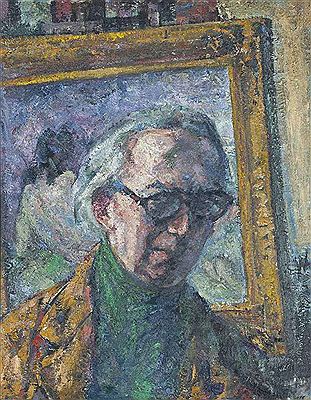 Portrait of Alfred Aaron Wolmark: Self-portrait