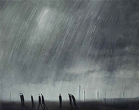 Eight Workmen in the Rain