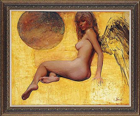 The moon and the angel by Vladimir Vasilyev - Auction record, sale price, and art valuation. Compare with similar artists and explore comparable artworks.