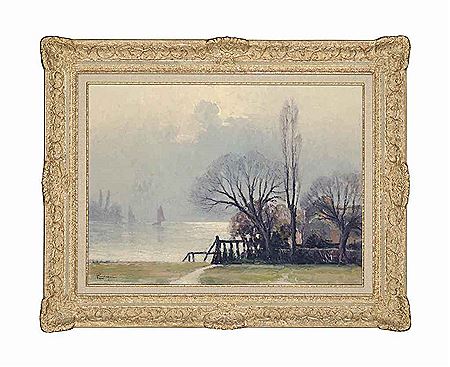Jardin au bord de l'eau