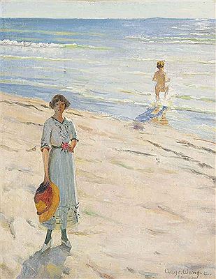 Sample artwork by Aage Wang (1879 - 1959), known for painting - View similar artists and auction records