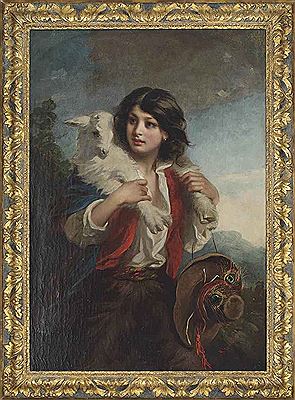 A Shepherd Boy by Richard Buckner - Auction record, sale price, and art valuation. Compare with similar artists and explore comparable artworks.
