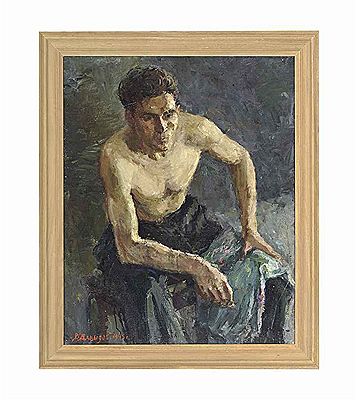 Sample artwork by Vitali Davidov (1923 - 2007), known for painting - View similar artists and auction records