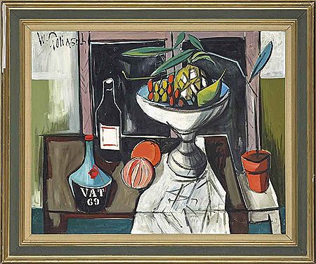 Fruit and Wine by William Goliasch - Auction record, sale price, and art valuation. Compare with similar artists and explore comparable artworks.