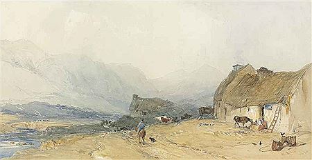 A SCOTTISH CROFT IN AN EXTENSIVE LANDSCAPE