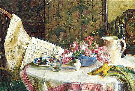 Fruit For Lunch by Russell Sidney Reeve - Auction record, sale price, and art valuation. Compare with similar artists and explore comparable artworks.