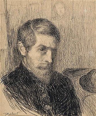 Portrait of Jean Hippolyte Marchand: Self-portrait