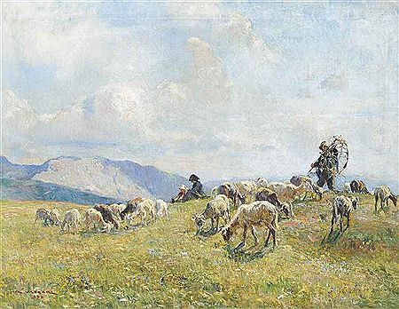 Pascolo Apuano by Alfredo Vaccari - Auction record, sale price, and art valuation. Compare with similar artists and explore comparable artworks.