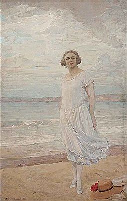 A maiden on the shore by Anselmo Miguel Nieto - Auction record, sale price, and art valuation. Compare with similar artists and explore comparable artworks.