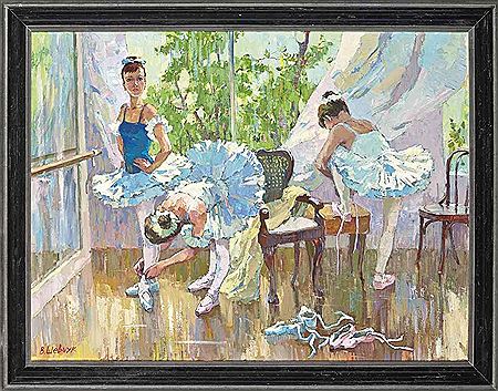 In the ballet class