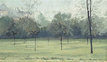 Kensington Gardens, southside, end of summer