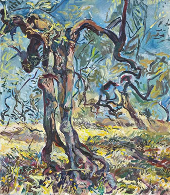 The olive grove (recto); Trees in the park (verso) by Henry Korda - Auction record, sale price, and art valuation. Compare with similar artists and explore comparable artworks.