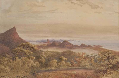 A view of Rio de Janiero, taken from the west