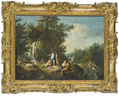 Diana and Actaeon by Francesco Zuccarelli - Auction record, sale price, and art valuation. Compare with similar artists and explore comparable artworks.