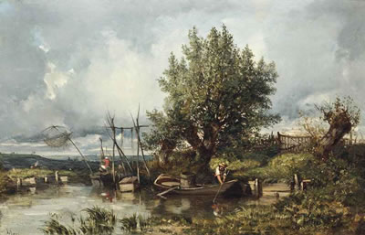Angling on the river