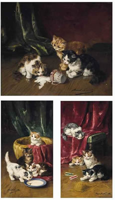 The milk thieves; Up to mischief; and A curiosity (3)