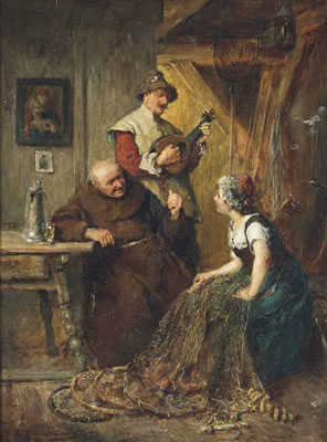 A melody whilst mending the nets by Ernst Karl Georg Zimmermann - Auction record, sale price, and art valuation. Compare with similar artists and explore comparable artworks.