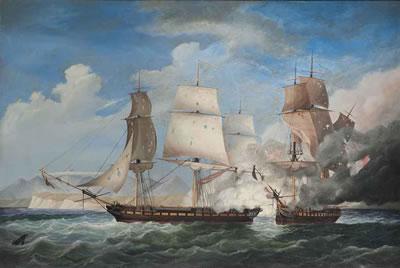An Anglo-French engagement in the Channel by Charles Augustus Mornewick - Auction record, sale price, and art valuation. Compare with similar artists and explore comparable artworks.