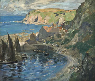 A Berwickshire fishing village