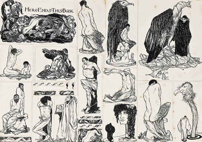A Book of Satyrs: Here Ends this Book by Austin Osman Spare - Auction record, sale price, and art valuation. Compare with similar artists and explore comparable artworks.