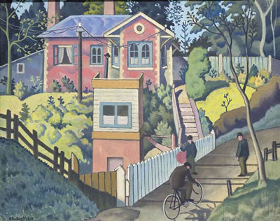 Sample artwork by Ethelbert White (1891 - 1972), known for still life and landscape painting, figures, animals in landscape - View similar artists and auction records