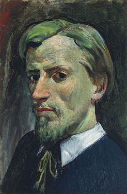 Portrait of William Crosbie: Self-portrait