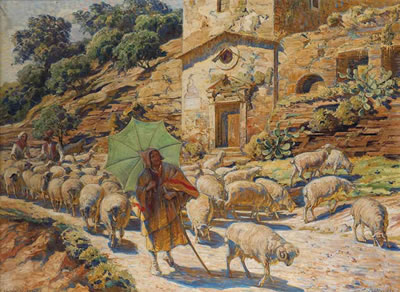 Shepherds at Girgenti, Sicily