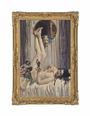 Poupées et une femme