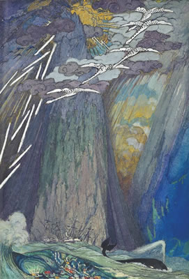 The dreams of Nodeus: Where the past is shipwrecked and the dim future is in the Aloyss
