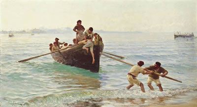 The Departing Ferry