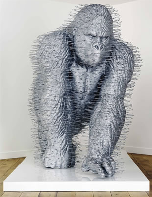Silver Back by David Mach - Auction record, sale price, and art valuation. Compare with similar artists and explore comparable artworks.