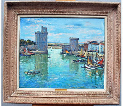 Effet du soir sur le port de La Rochelle