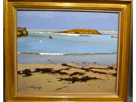 La plage en Bretagne au mois de Mars