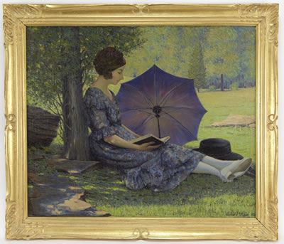 "Untitled-Woman Reading"