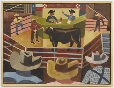 "Cattle Auction, Buffalo, Texas"